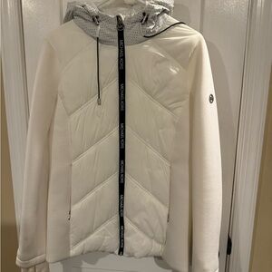 White Michael Kors winter coat